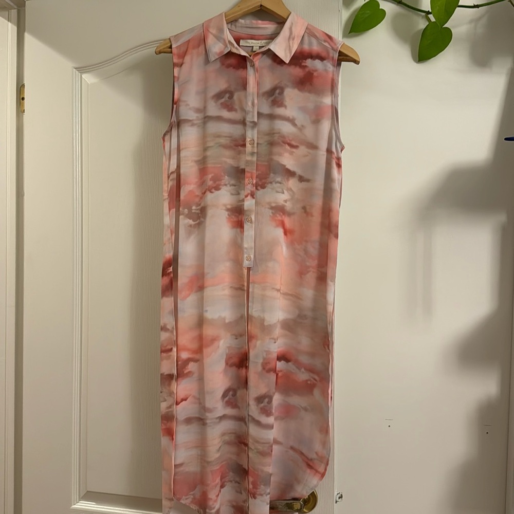 Pink maxi dress